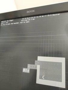 Giocando a nethack con un e-ink
